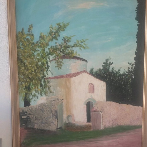Relief painting with acrylics 66x85 cm like new