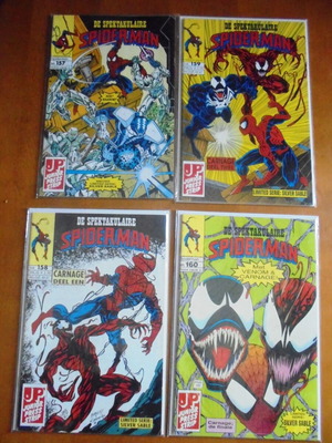 Spiderman Dutch Edition Comics used, issues 360 361 362 363 with Carnage