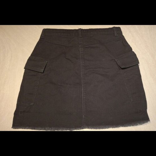 Cargo skirt, black, size S
