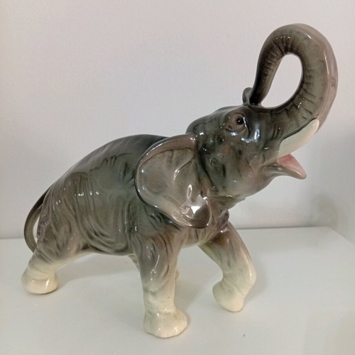 Antique Kortendorf Germany porcelain elephant figurine