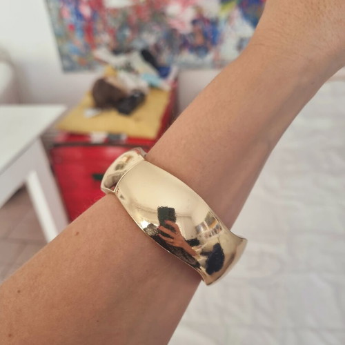 Bracelet for every occasion like new, gold-colored, hinged