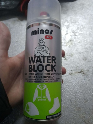 Minos Spray Waterproofing Transparent 400ml New
