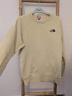 The North Face hoodie medium used, beige