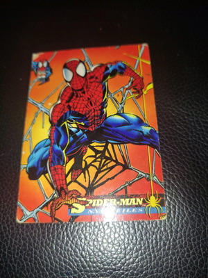 1994 Fleer The Amazing Spider-Man Spider-Man NYPD Files #89 card used