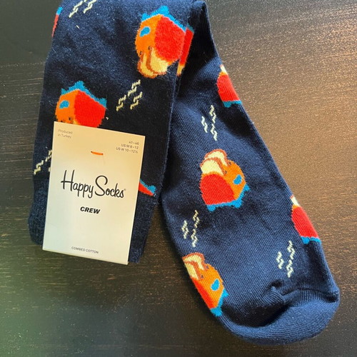 Happy Socks crew socks 41-46 blue new