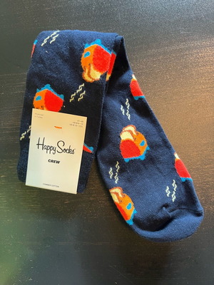 Happy Socks crew socks 41-46 blue new