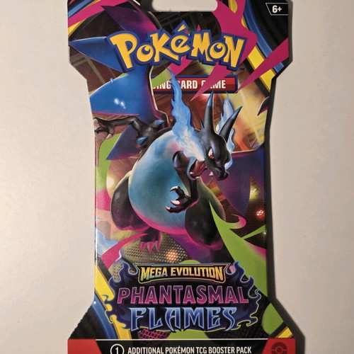 Pokémon TCG Mega Evolution Phantasmal Flames Blister Booster Pack new