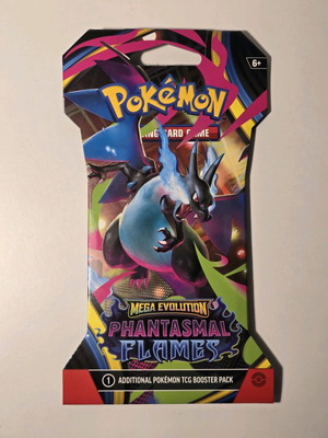 Pokémon TCG Mega Evolution Phantasmal Flames Blister Booster Pack new