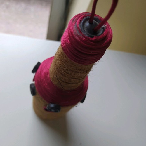 Decorative bottle new for earrings with 6 loops