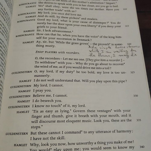 Hamlet book by William Shakespeare used, Greek edition