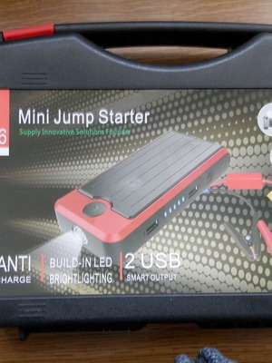 Jump Starter & Powerbank T6 18,000 mAh used, red-black