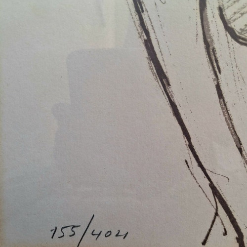Giorgos Sikeliotis Authentic Signed and Numbered Lithograph