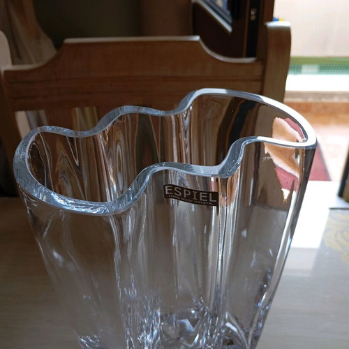 Crystal handmade vase Espiel Bohemia Crystal new