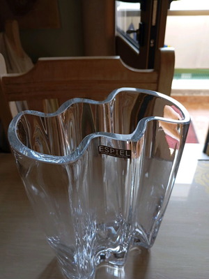 Crystal handmade vase Espiel Bohemia Crystal new