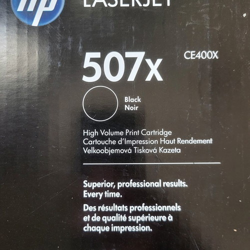 HP 507X Black Toner Laser Printer Cartridge High Yield 11000 Pages