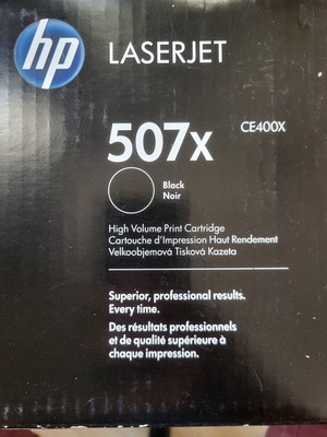 HP 507X Black Toner Laser Printer Cartridge High Yield 11000 Pages