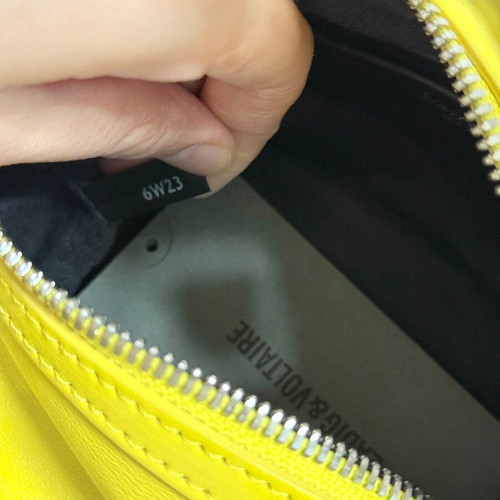 Zadig Voltaire Cecilia XS shoulder bag yellow new leather