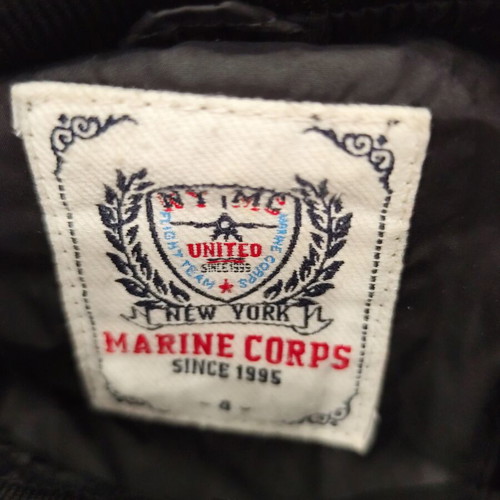 Marine Corps bomber jacket for boys 4 years, black