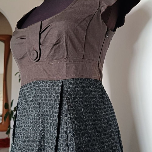 Ethic dress new, size S, gray and brown