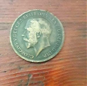 1917 KING GEORGE 1/2 penny