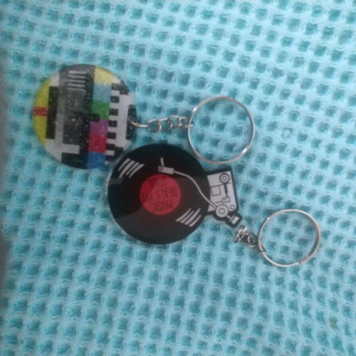 Acrylic keychains pack of two new