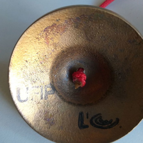 Small bronze UFIP cymbals used