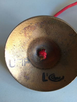 Small bronze UFIP cymbals used