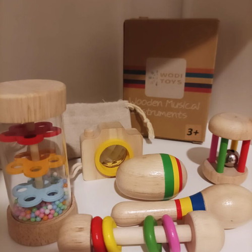 Montessori Musical Wooden Toy Set new for babies up to 3 years