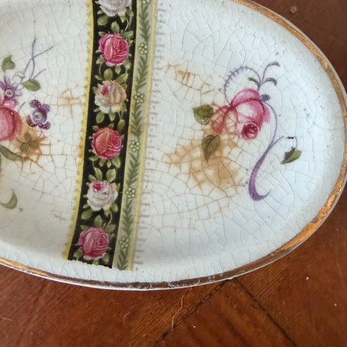 England antique plate set used Stoke on Trent