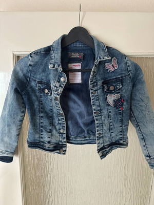 Orchestra denim jacket used for girl 5-6 years with fleece lining