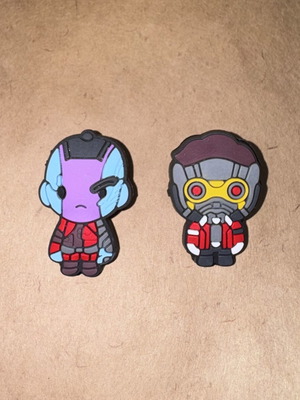 Crocs charms Marvel Guardians of the Galaxy set of 2 new