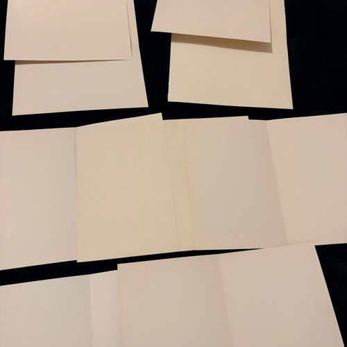 Set of 9 Vintage Christmas Cards like new