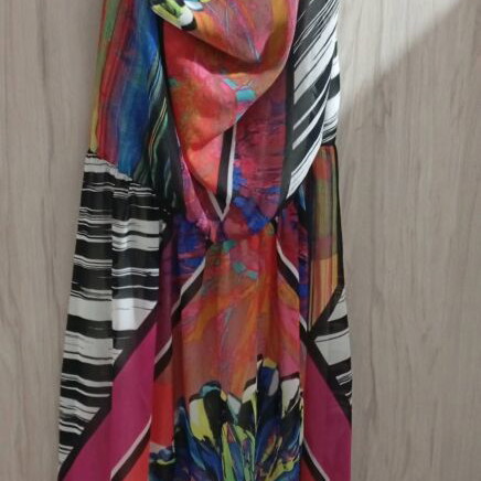 Women's dress for formal occasions L like new, multicolored