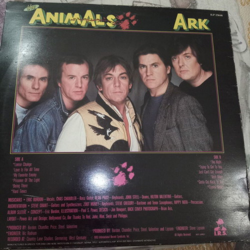 The Animals Ark 12'' LP vinyl album, first Greek edition 1983