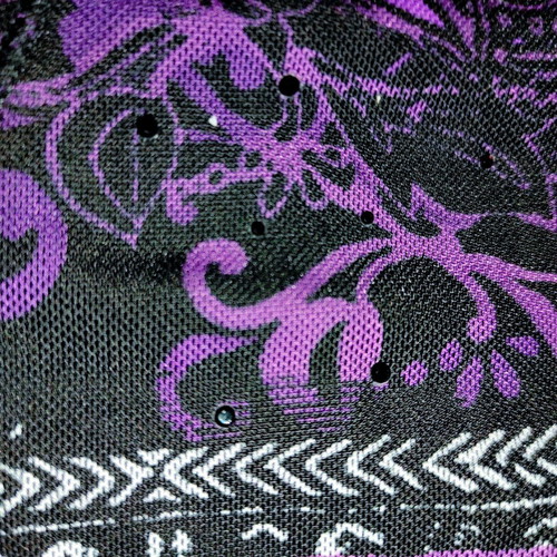 Whimsigoth long sleeve top Taifun like new, black and purple