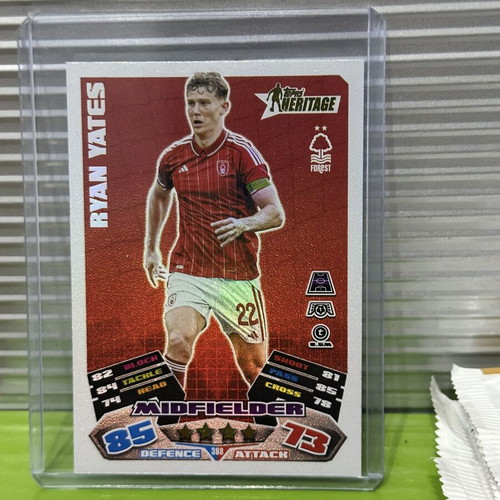 Ryan Yates Heritage Topps Match Attax 2025/2026 card new