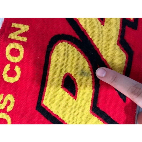 Espana RFEF Spain Football Soccer Scarf used, 100% acrylic