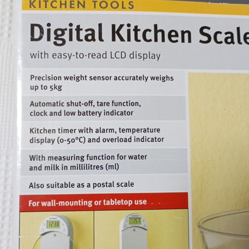 Electronic kitchen scale new in packaging