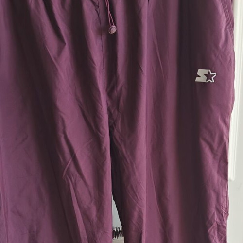 Starter Parachute men's tracksuit pants, large, purple