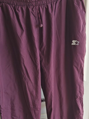 Starter Parachute men's tracksuit pants, large, purple