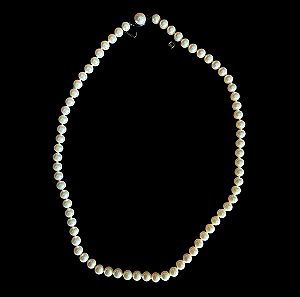 Majorica white pearls κολιέ