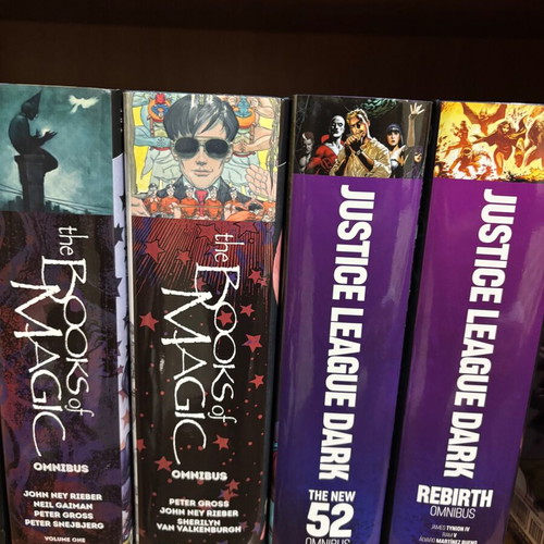 Books of Magic and Justice League Dark omnibus set, like new
