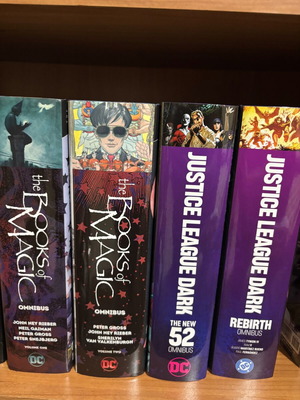 Books of Magic and Justice League Dark omnibus set, like new