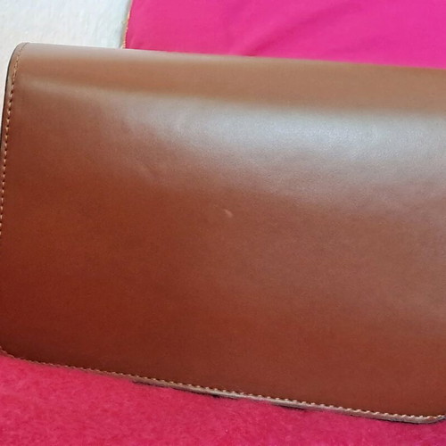 Zara No Crossbody Bag like new, brown and white vegan leather