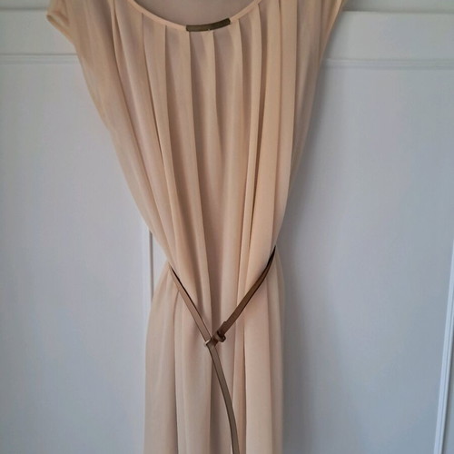 Dress like new, double fabric, beige, size XL