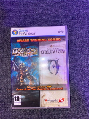 BioShock and The Elder Scrolls IV: Oblivion used, Award Winning Combo PC DVD pack