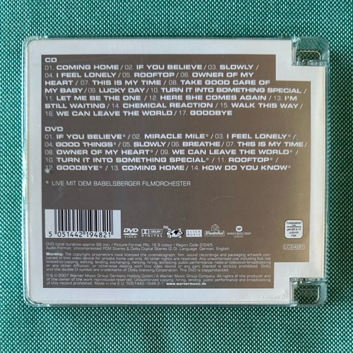 Sasha Greatest Hits Platinum Edition CD & DVD like new, electronic