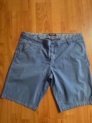 Broker's men's shorts XXL used, blue cotton with stretch