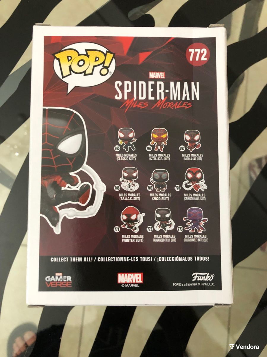 PoP Marvel Spider-Man Miles Morales Advanced Tech Suit 772 Funko