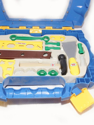 Toy tool set case used